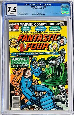 Fantastic Four #200 CGC 7.5-17th Anniversary Issue-Doctor Doom Appearance-Movie?