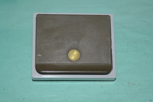 Bouton Poussoir à Voyant ARNOULD INITIA Blanc - Occasion Avec Lampe Incluse - Réf 69011