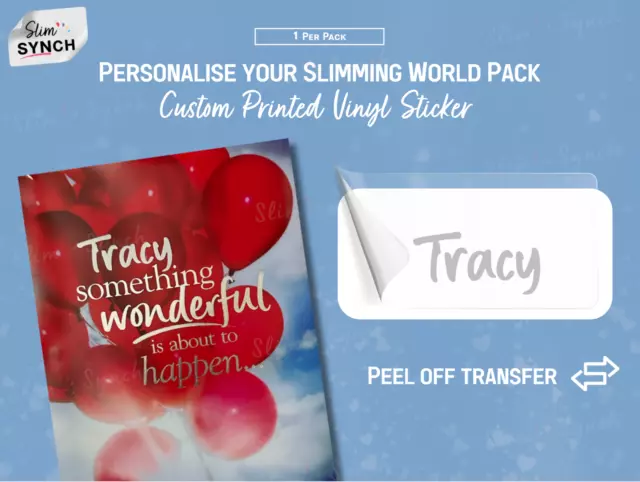 🌍Personalise Your Slimming World Members Pack | Vinyl Sticker 🌍