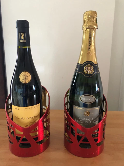Porte Bouteille de vin sur Pied, Casier à vin en métal, Décorations de