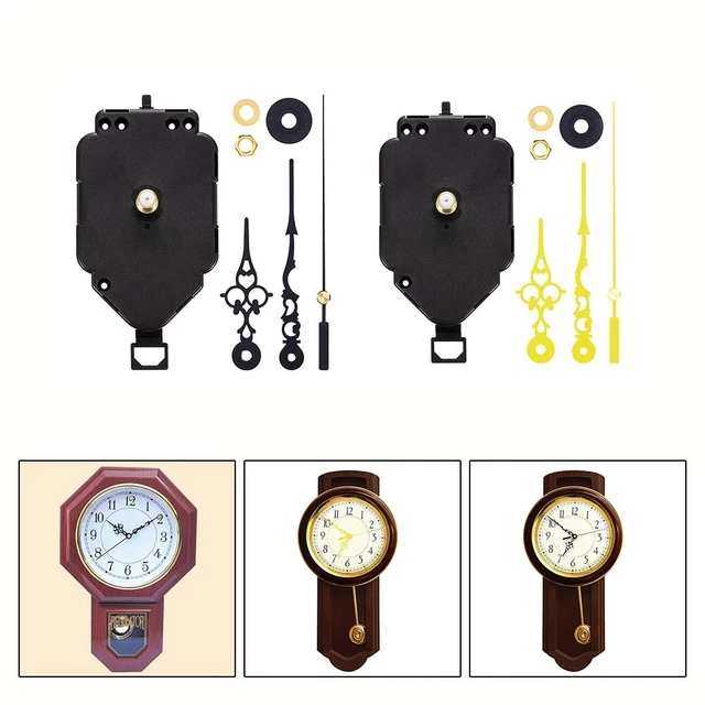 Mécanisme D'Horloge à Quartz Silencieux - Kit DIY Avec Broches 8 à 31 Mm - Pour Horloge Murale Ou Artisanale