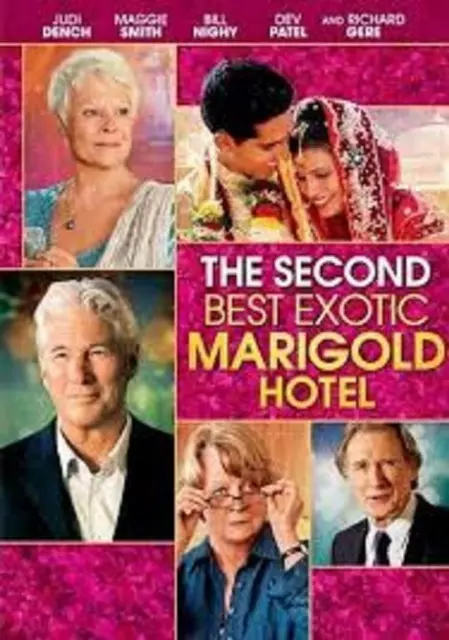 The Second Best Exotic Marigold Hotel (DVD, 2015, Widescreen) NEW