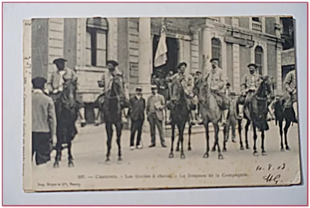 65 PYRENEES LA GARDE A CHEVAL et guide de montagne 3 CPA voyagés