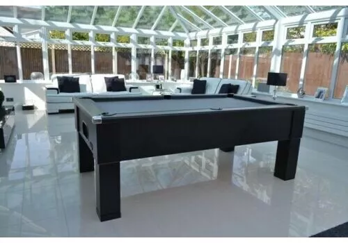 New Cry Wolf Matt Black Square Slate Bed Pool Table 6ft Or 7ft |*HomePoolTables*