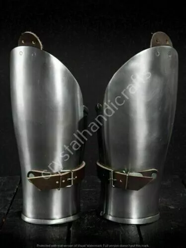 medieval 18ga Steel Light Weight With Strap Medieval Bracers Halloween LA75