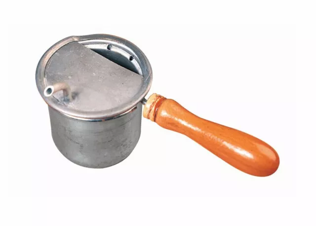 Burette à Cire à Bain Marie en Aluminium Outil Cirage de Cadre de Ruche Ruchette