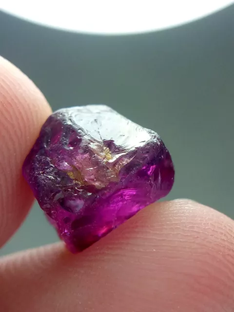 7.60 Carats Facet Grade Gorgeous Purplish Pink Umbalite Garnet Rough@Tanzania