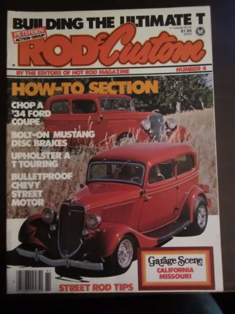 Hot Rod Petersen Rod & Custom Magazine 1978 Number 4 (TT) X2 FF