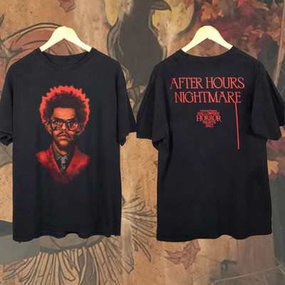 AUTHENTIC THE WEEKND x Universal Halloween Horror Nights shirt XL After Hours XO Â£47.46 