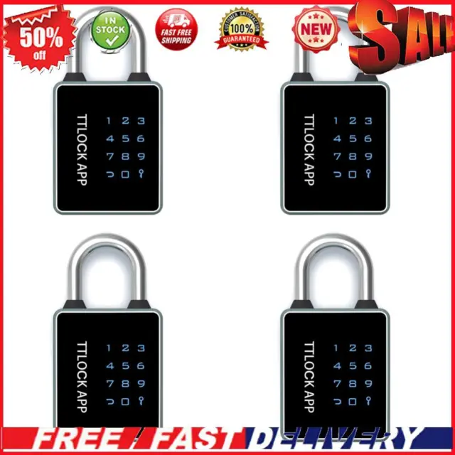 Anti Theft Padlock IP65 Waterproof Smart Lock for Home Dormitory (TTLOCK AP)