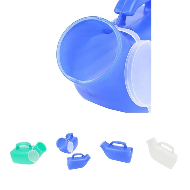 1000 ml embudo urinario de pie suministros urinarios portátiles a prueba de fugas para hombres mayores