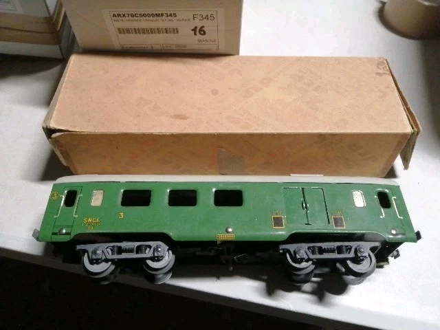 Vieux Train Jouet JEP En Tôle – France Nord (Wagon) – Années 1930 Vintage