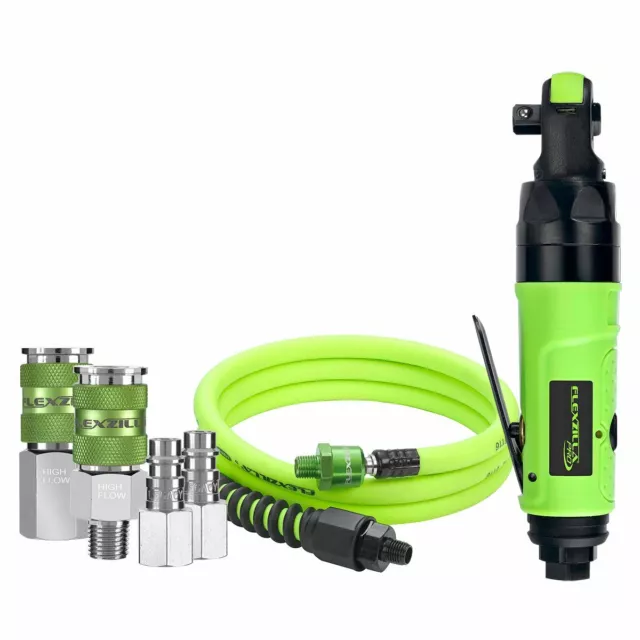 Flexzilla AT8535FZ Pro Reactionless Mini Air Ratchet Kit 3/8 in Drive