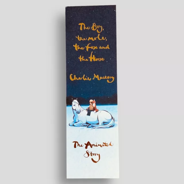 The Boy The Mole The Fox & The Horse Collectible Promo Bookmark -not the book