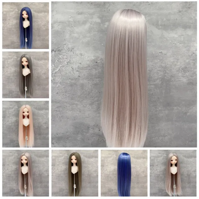 BJD Doll's Long Straight Hair Wigs for 1/3 1/4 1/6 BJD Doll Hair Wig Wholesale