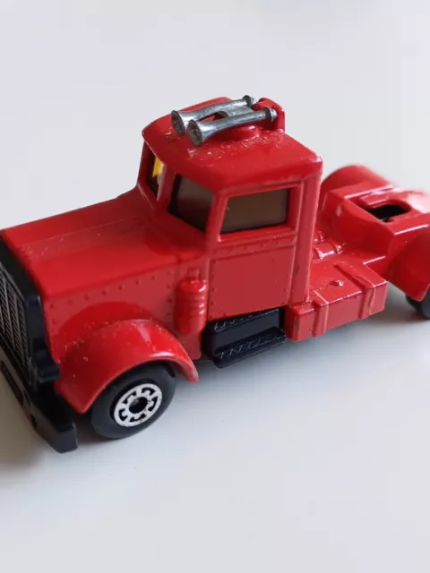 Long Haul Truck Rot Matchbox Superfast Two-Pack Made In England Von 1979