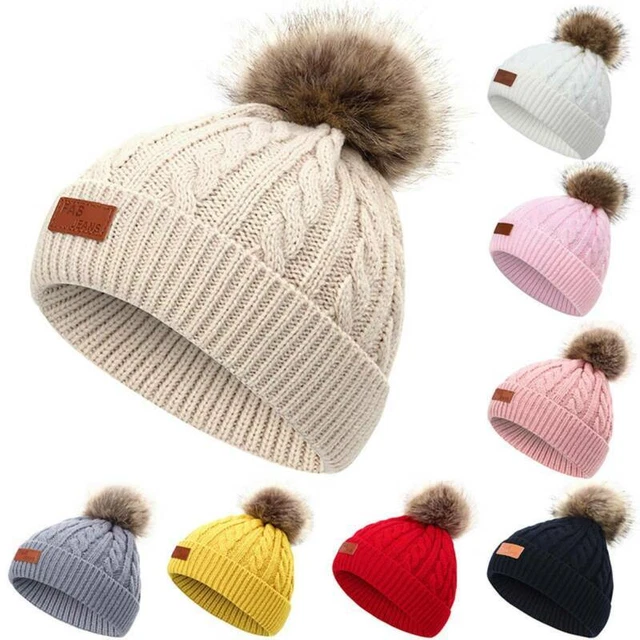 Cappello berretto berretto neonato bambino bambino neonato inverno all'uncinetto lavorato a maglia uncinetto carino