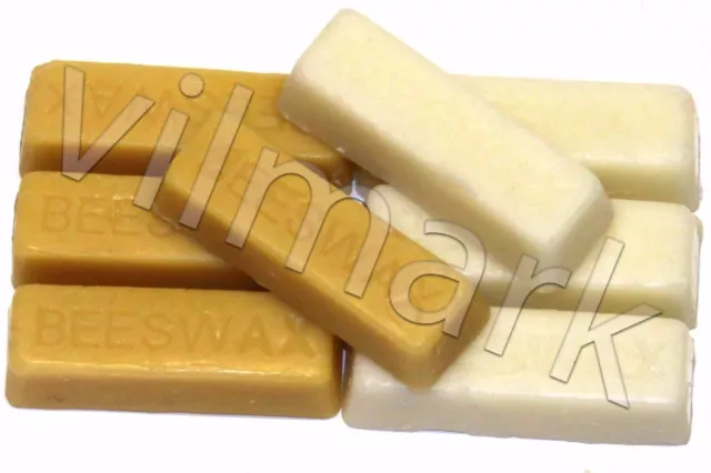 Beeswax Filtered 100% Pure White Yellow Bees Wax Cosmetic Grade A Blocks Bricks