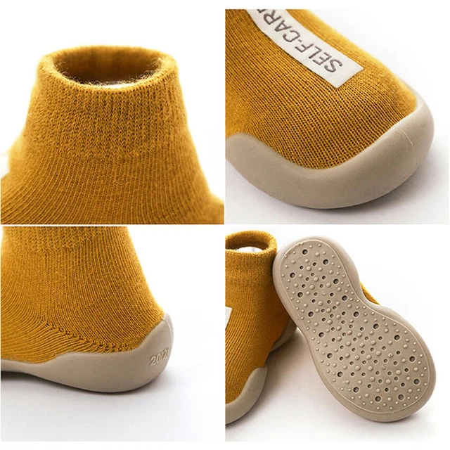 Socks Anti-slip Girl Boys Kids Baby Toddler Slippers Winter Cotton Shoes Warm 9