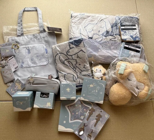 POKEMON JIRACHI STAR Conector Set Bolsa Pasaporte Toalla Muñeca