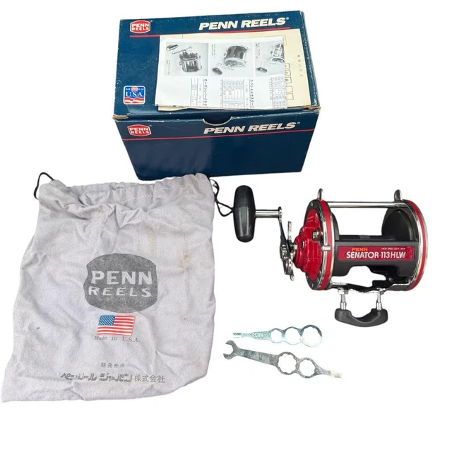 PENN 113HLW SENATOR 4/0 Wide Fishing Reel Spool in Good