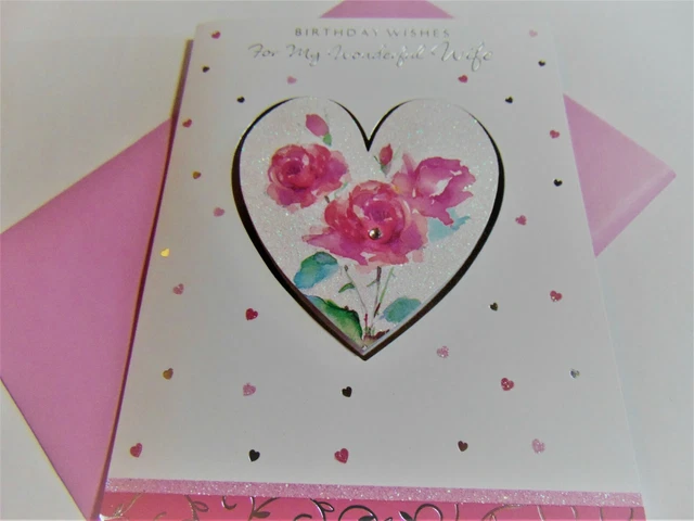 Biglietto Di Compleanno Moglie Fidanzata Mamma Femmina Il Suo - Foto 9