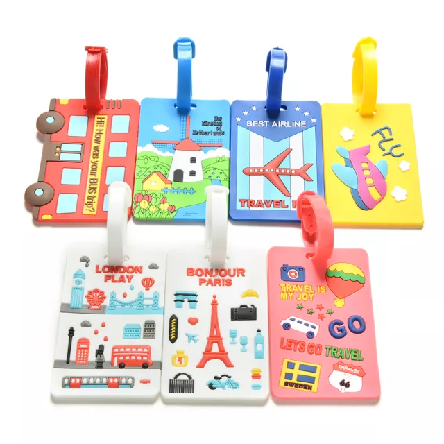 Luggage Tags Strap Name Address ID Suitcase Baggage Travel Label Tag_d1 3