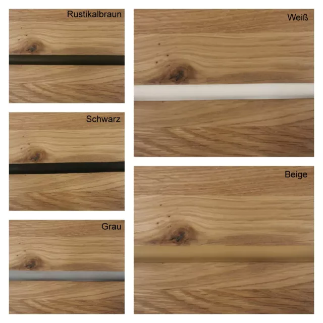 Scale rovere rustico DL 20 mm olio di cera dura bianco naturale con labbro di gomma