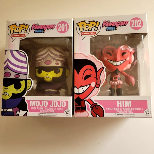 FUNKO POP POWERPUFF Girls 20 Mojo Jojo 202 Him +Pop Protectors EUR 62