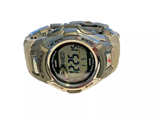 Mens Casio Mtg 900 Ss Lcd G Shock Wave Ceptor Tough Solar Watch 2638 Module