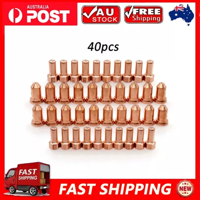 40PCS Plasma Electrode Tip Nozzle For Unimig SC80 Torch Razor Cut 45 Cutter Kit