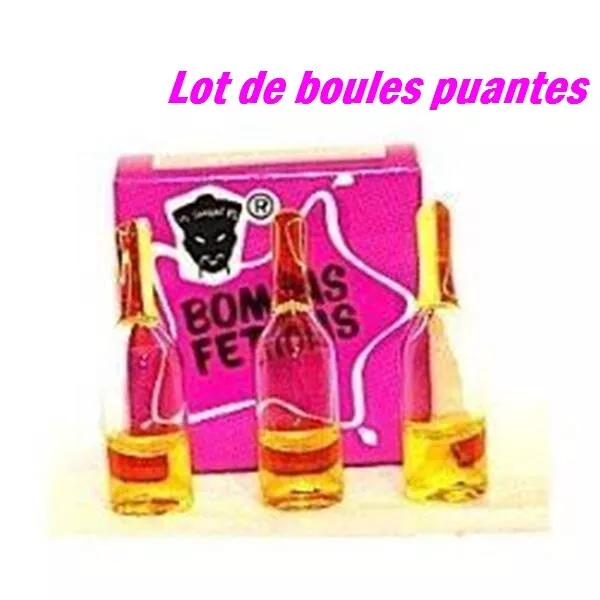 lot de boite boules puantes