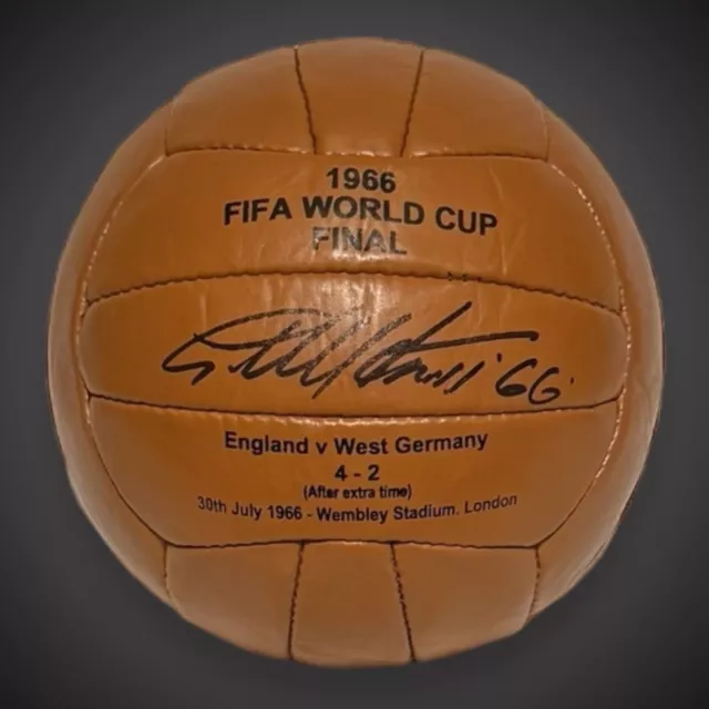 Sir Geoff Hurst FIFA World Cup Final 1966 Ball Signed Geoff Hurst ‘66’ £225