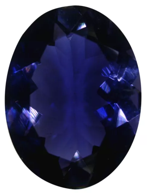 Natural Extra Fine Deep Purple Blue Iolite - Oval - Sri Lanka - AAA+ Grade - Ext