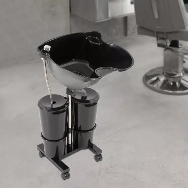 Mobiles Friseursalon Haarwaschbecken Rückwärtswaschbecken Rückspülung mit Pump