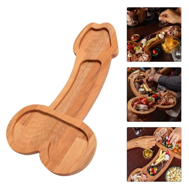 Vassoio Tavola Salsicce Olive Aperitivo Unico Versatile Salumi in Legno