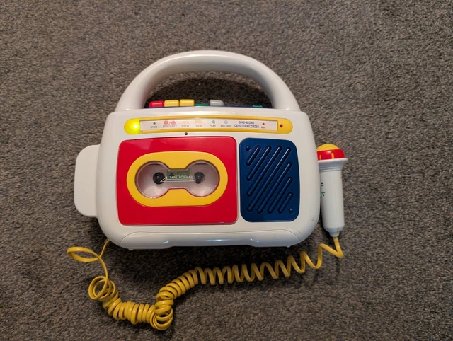 VTG SING ALONG Cassette Recorder with Microphone 1995 toy