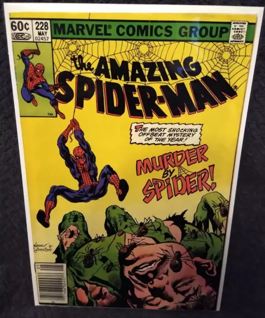 AMAZING SPIDER-MAN #228 VF Leonardi art  1982 Marvel - Newsstand -