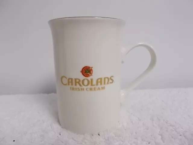 Carolans Irish Cream White Porcelain Coffee Tea Cup Mug