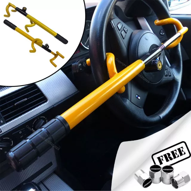 For BMW Car Double Claw Strong High Security Steering Wheel Lock SWDHBMW. Caps✅