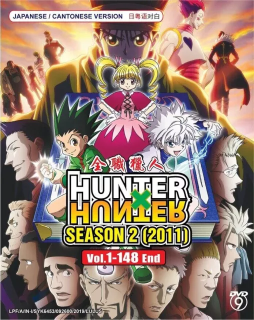 Hunter x Hunter 1999 Complete 92 Episodes + OVA & 2 Movies With DVD English  Subs