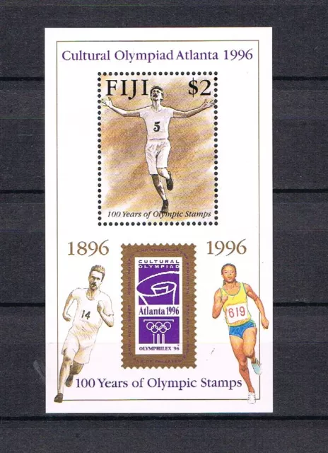 Fiji 1996 Block 18 Olympische Spiele Postfrisch