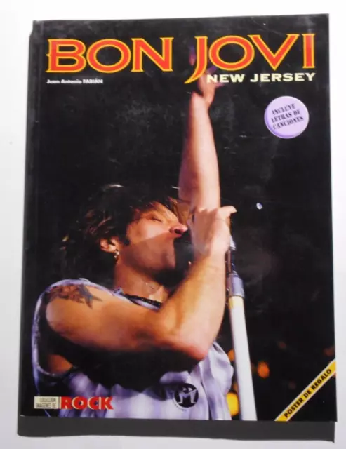 *  BON JOVI NEW JERSEY  BOOK-PHOTOS-mexico version exc