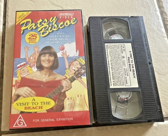 PATSY BISCOE VHS A Visit To The Beach 25 Songs - 1992 $17.00 - PicClick AU