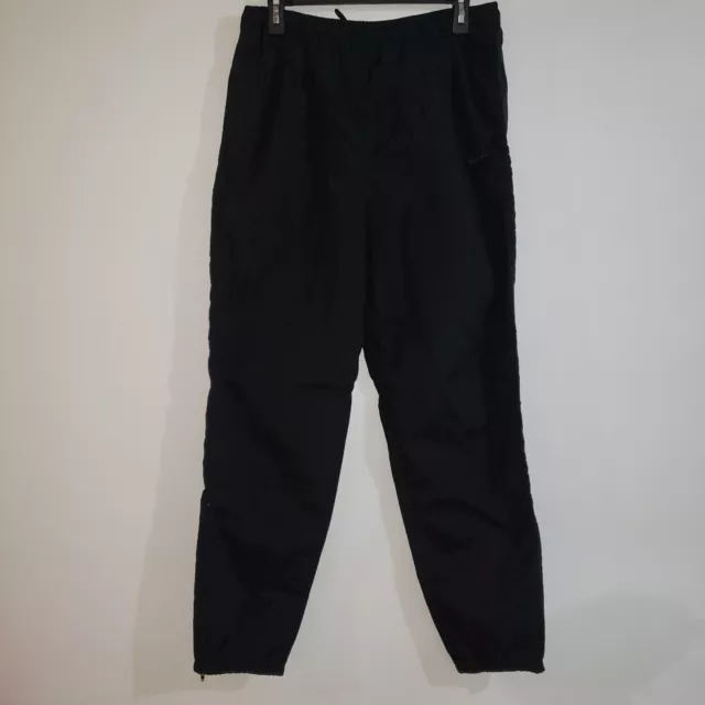 Vintage 90s Nike Track Pants Boys Large 12-14 Athletic black Lined Running youth