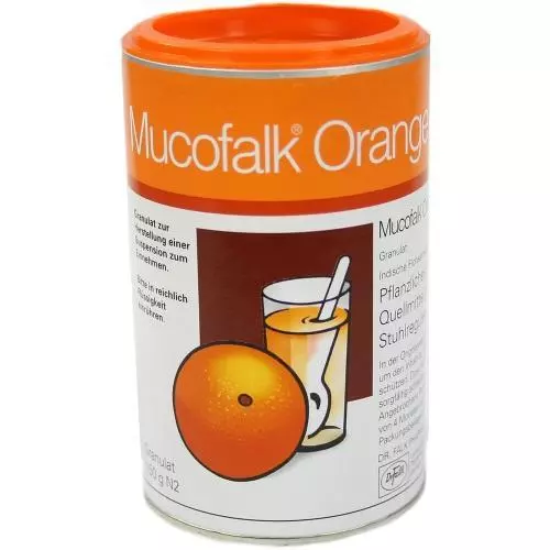 MUCOFALK Orange Granulat Dose 150g PZN 4684981