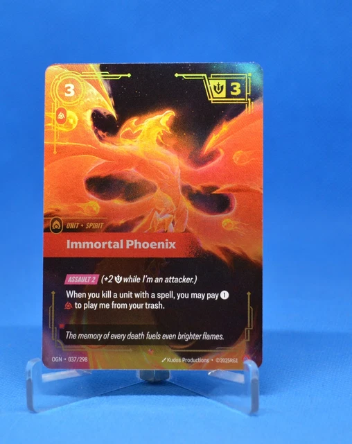 LEAGUE OF LEGENDS Riftbound TCG: Origins - Immortal Phoenix 037 £10.95 ...