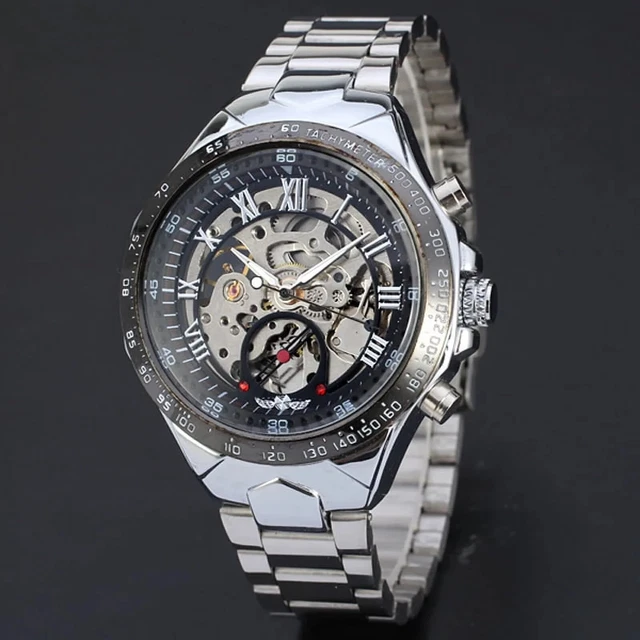 Montre Squelette Automatique Bellos - Cadran 40mm - Années 2010 - Occasion Proche Neuf