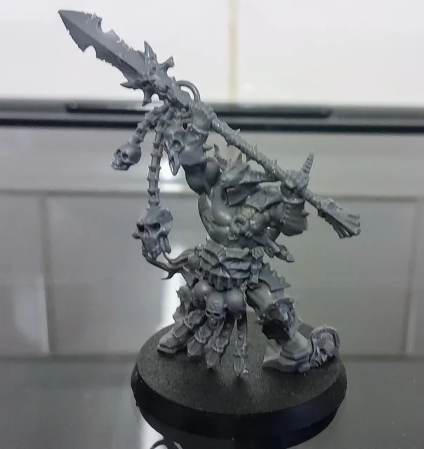 Exalted Deathbringer With Impaling Spear Warhammer Age Of Sigmar