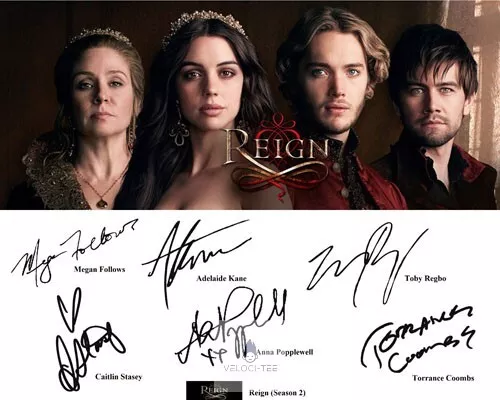 REIGN--- Cast (Adelaide Kane & Toby Regbo) 8x10 Photo -b